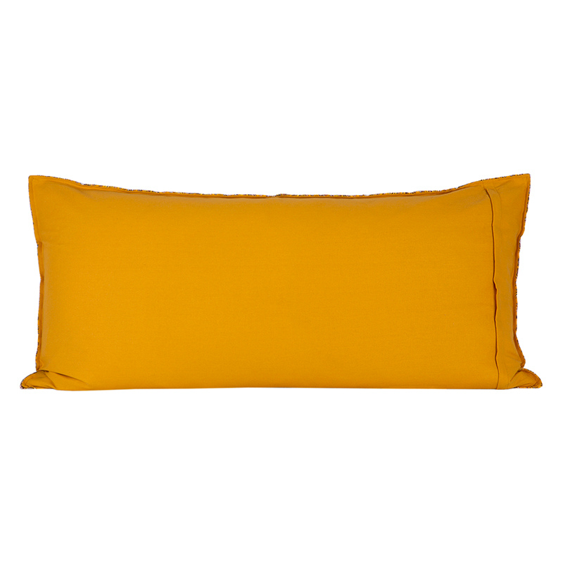 Funda Cojín Lino Samara Ocre 55x110 cm