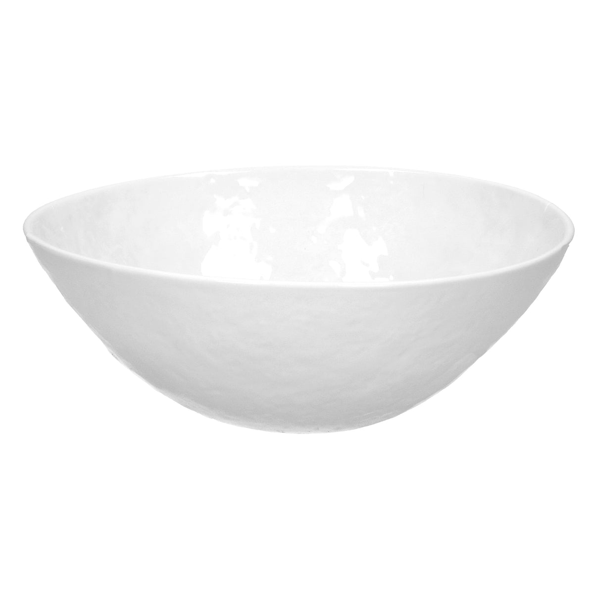Loza Porcelino Blanco Fuente de Ensalada 24 cm