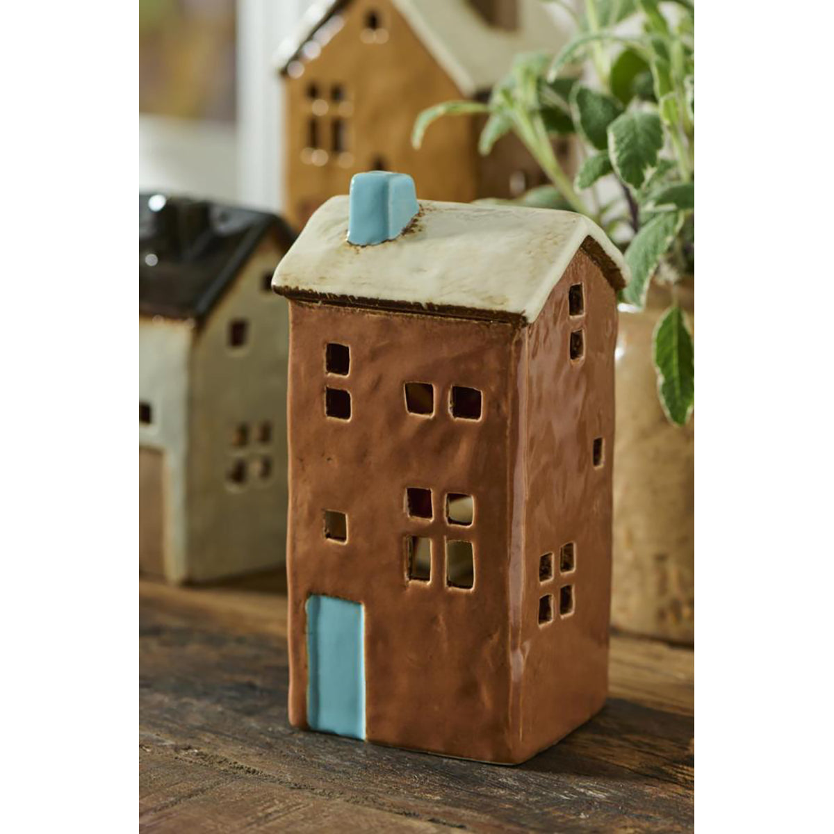Casa para Velas Thorshavn Brighton Turquesa