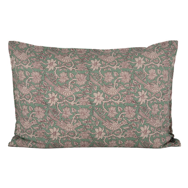 Funda Cojín Lino Jaipur Sauge 50x70 cm