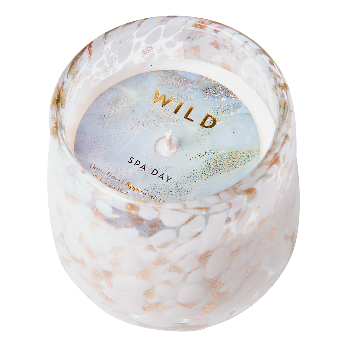 WILD Velas aromáticas Spa Day / Blanco Dorado