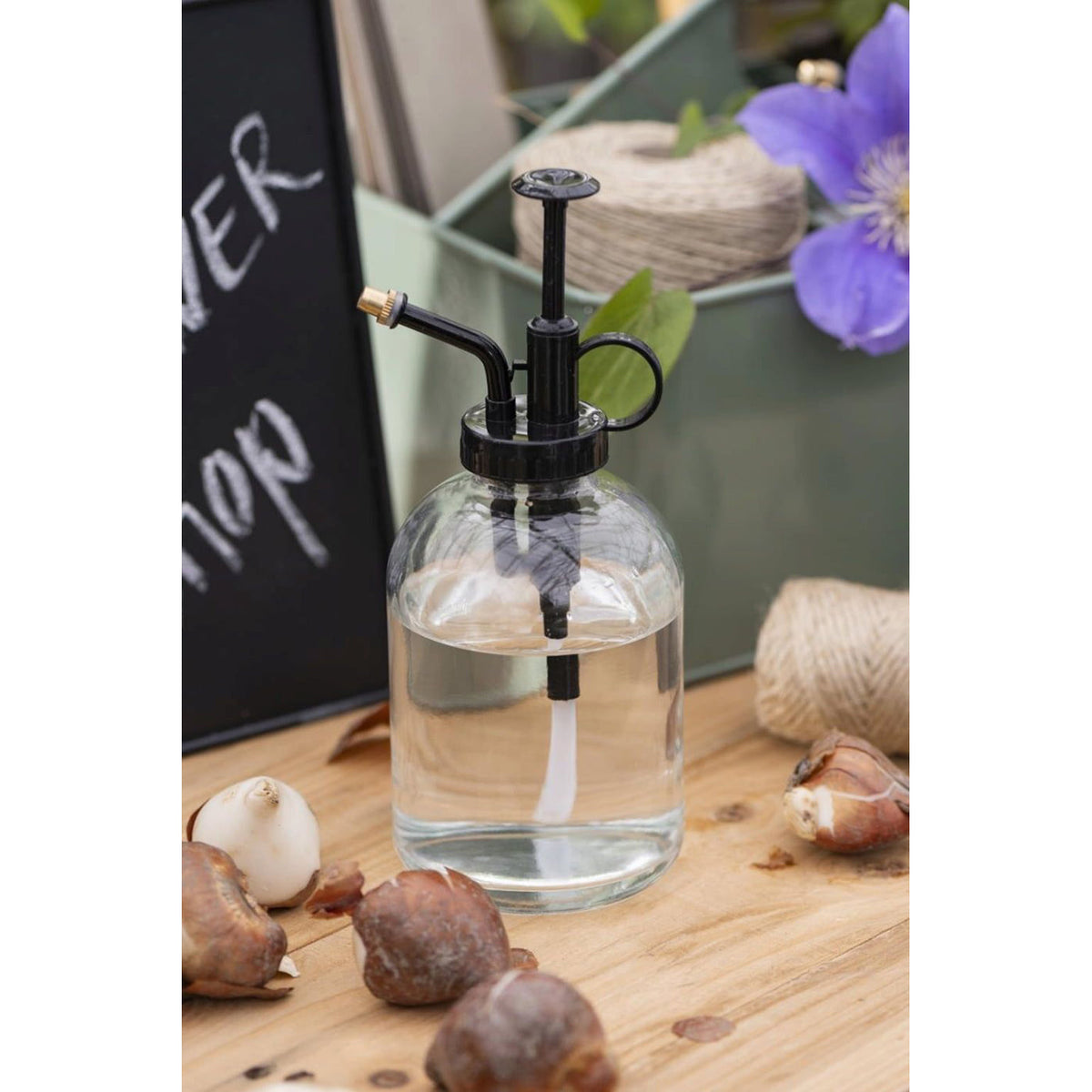Regador de Vidrio con Aspersor 300 ml