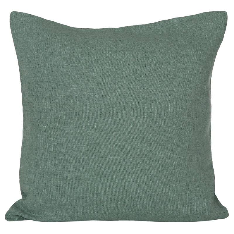 Funda Cojín Lino Porticcio Celadon 45x45 cm