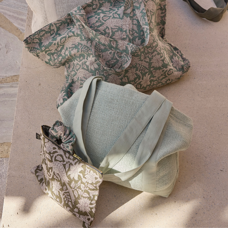 Bolso Lino Jaipur Sauge