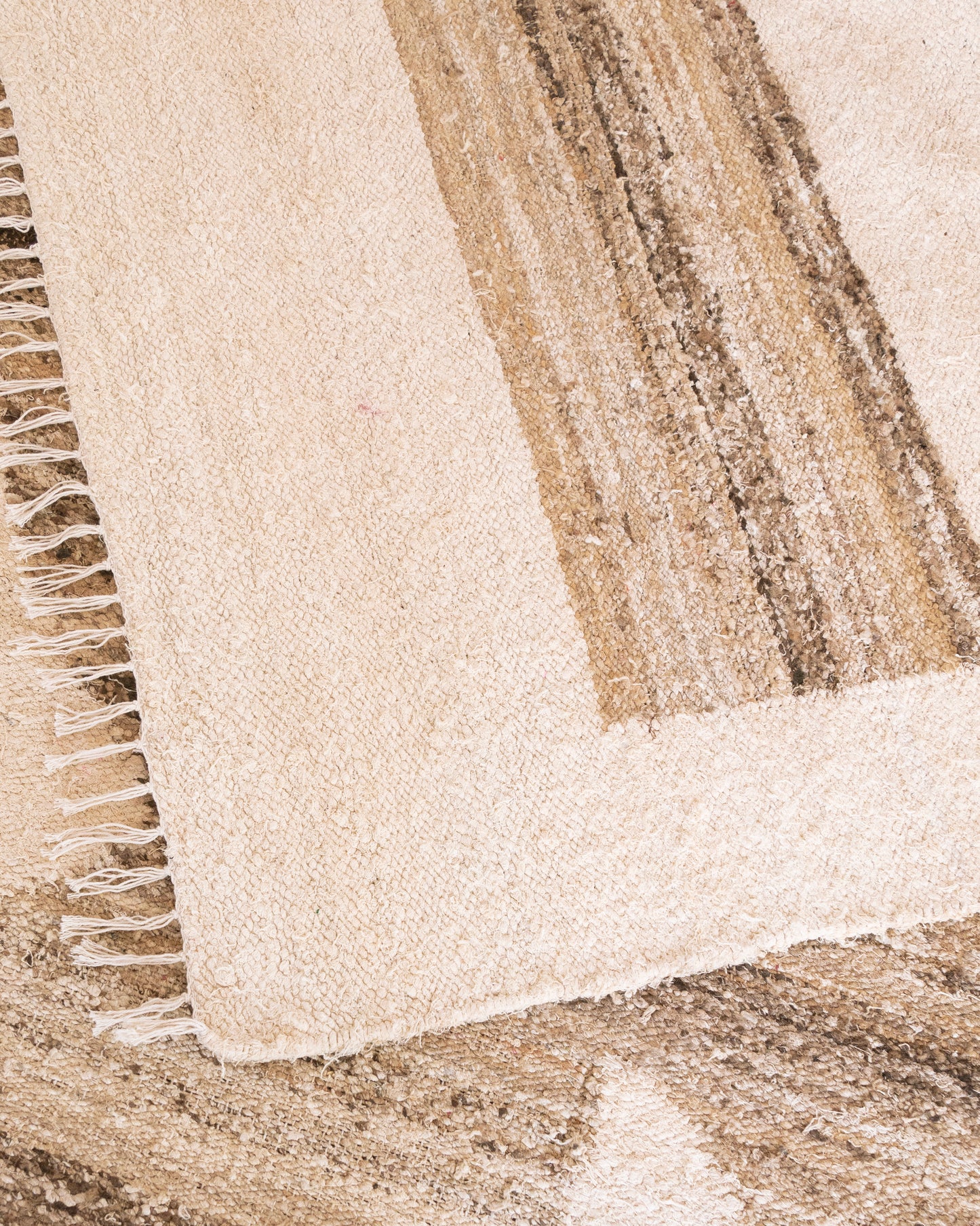 Alfombra Seda Xian Brown-Naturel 2,5x3,5 m