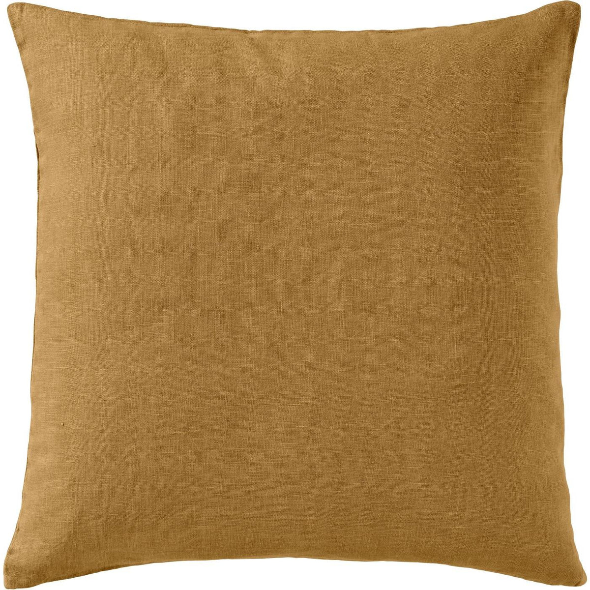 Funda de Cojín Lino Verde Ocre 50x50 cm