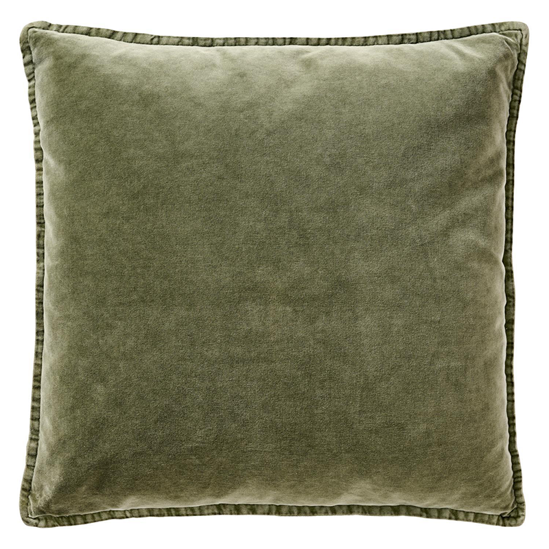 Funda Cojín Velvet Olive 50x50 cm
