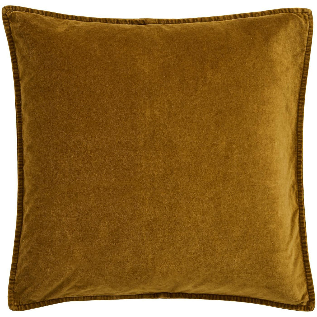 Funda de Cojín Velvet Verde Ocre 50x50 cm