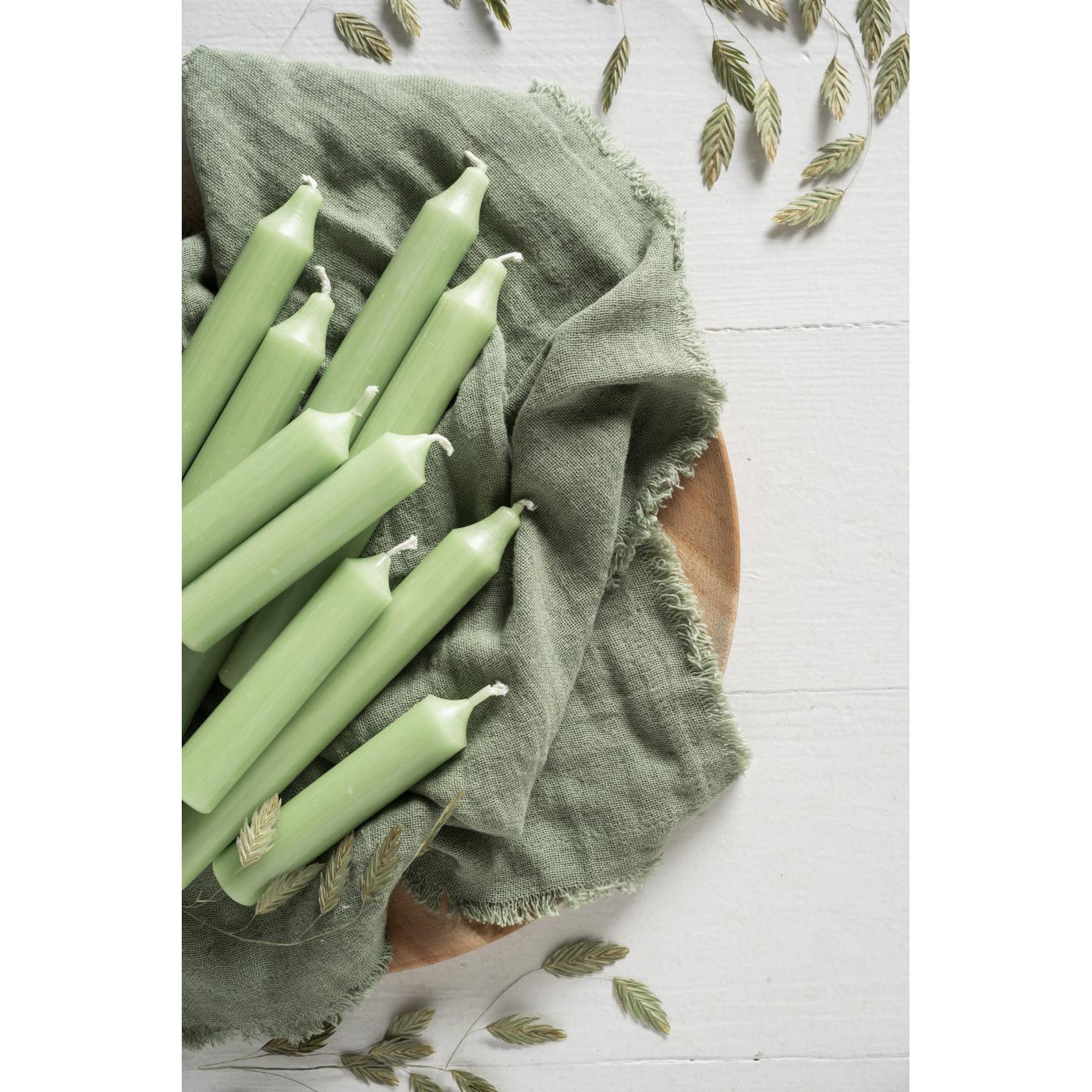 Vela Dinner Verde Ø:2.2 H:18 cm