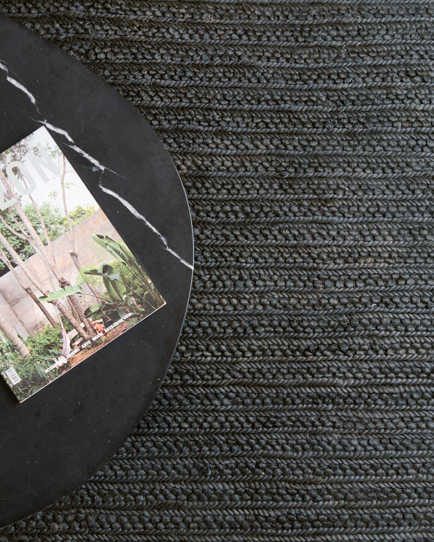 Alfombra Pali Yute Charbon 3,0x4,0 m