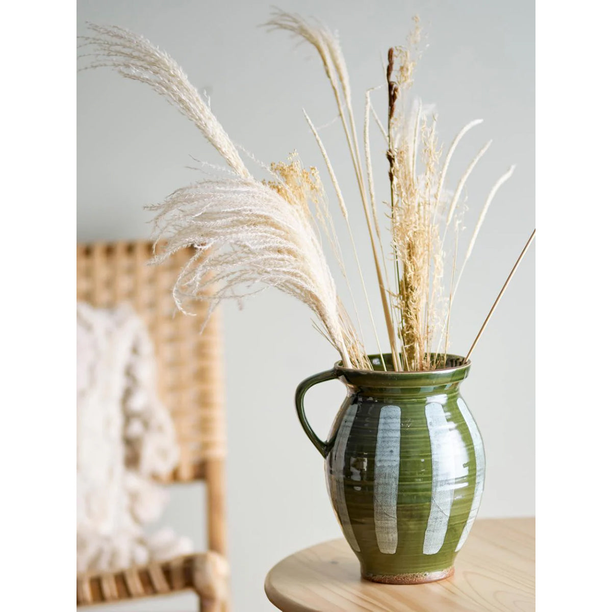 Florero Frigg Verde, L23xH26xW19 cm