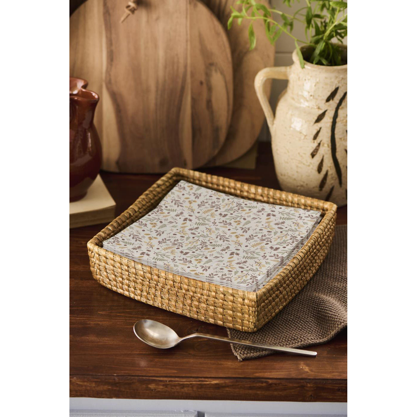 Servilletas Diseño Hojas Otoño 50 unidades de 20x20 cm