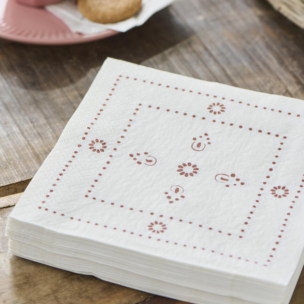 Servilletas con Diseño Mosaicos 50 unidades de 20x20 cm