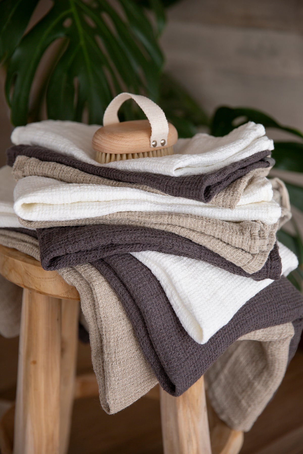Toalla Lino Bali Blanc