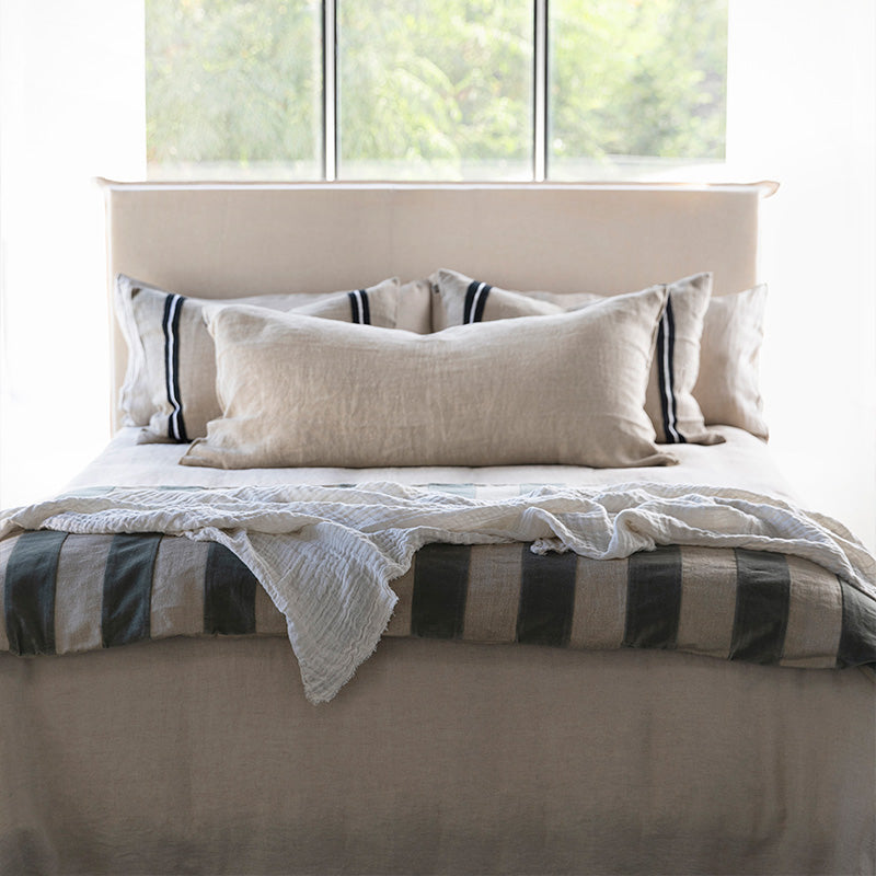 Funda Cojín Lino Viti Naturel 55x110 cm