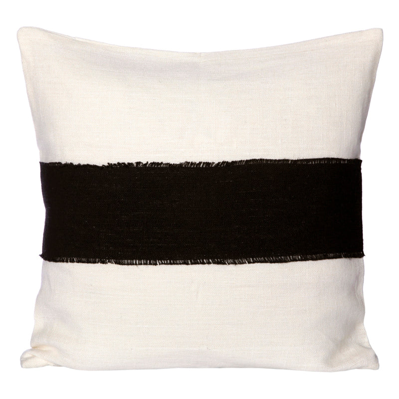 Funda Lino Goa Noir 45x45