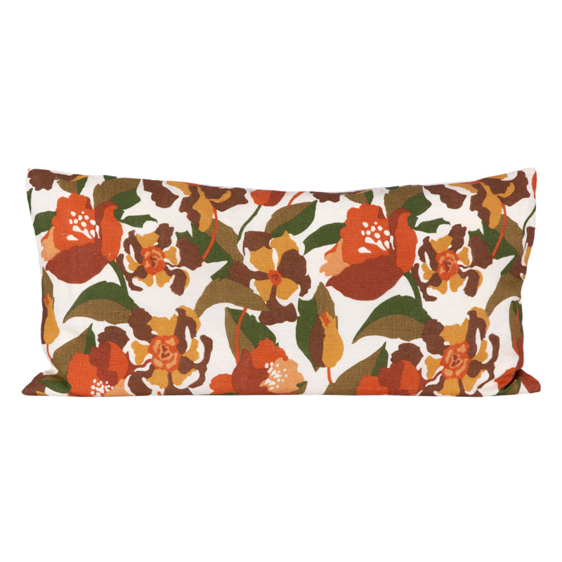 Funda Cojín Lino Ibiza Terre Brulee 55x110 cm