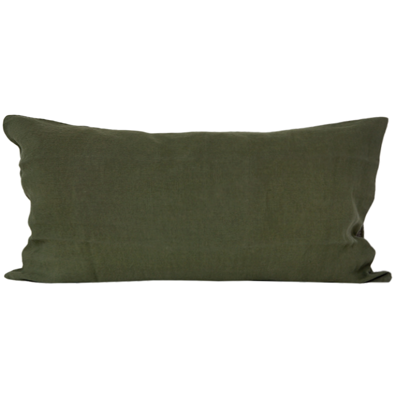 Funda Cojin Limy Kaki 55x110 cm