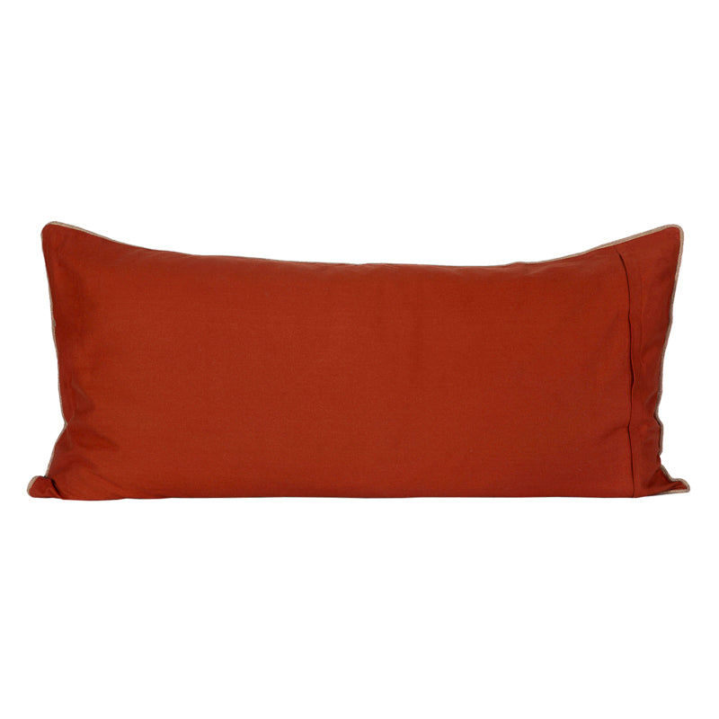 Funda Cojín Lino Palma Brick 55x110 cm