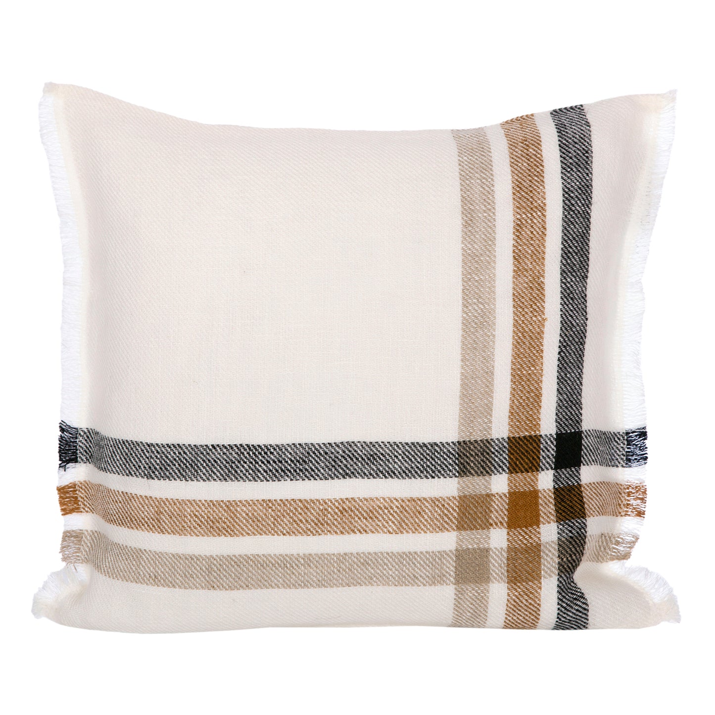 Funda Cojín Lino Paros Tabac 45x45 cm