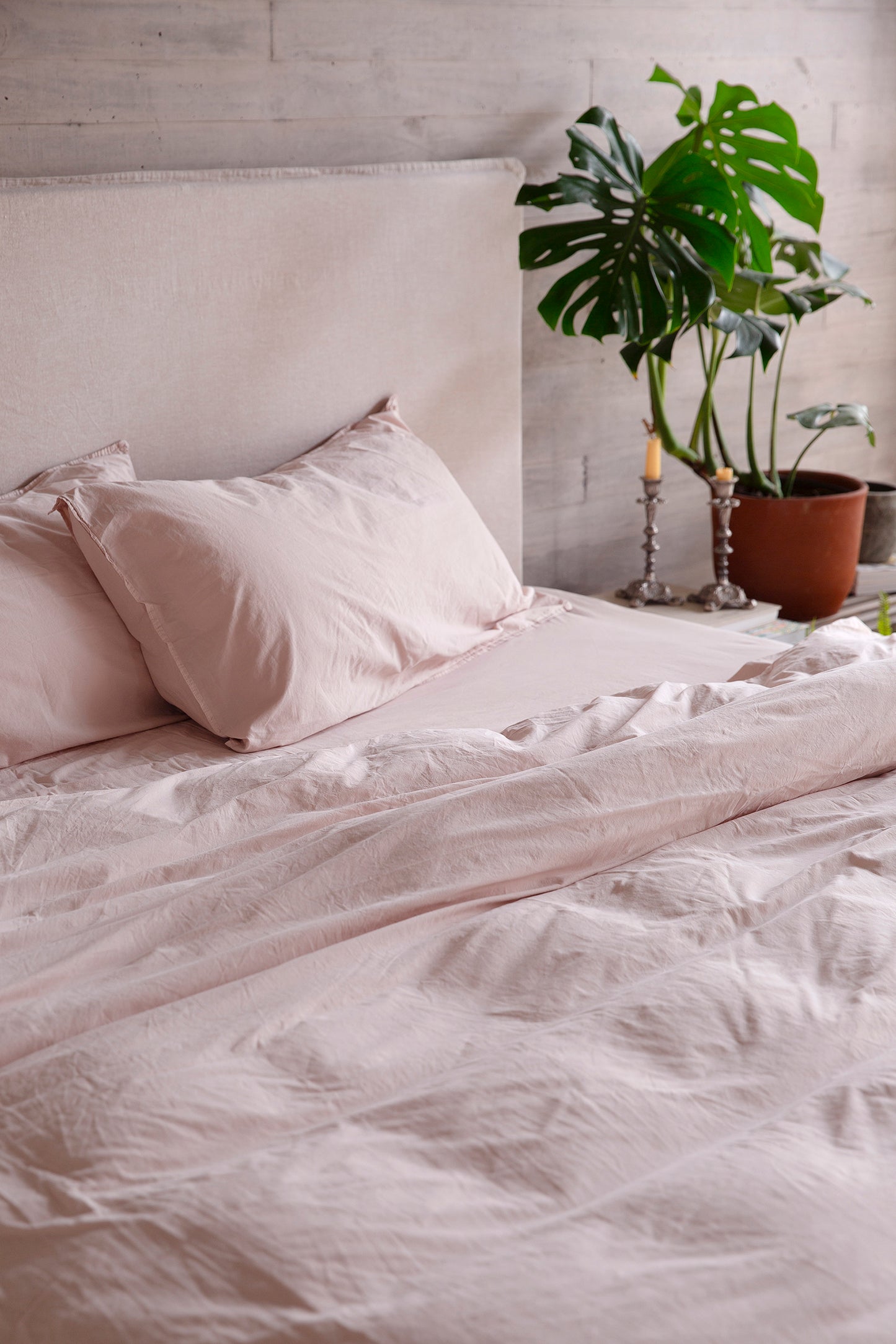 Funda de Plumón Algodón Percal Pink Nude