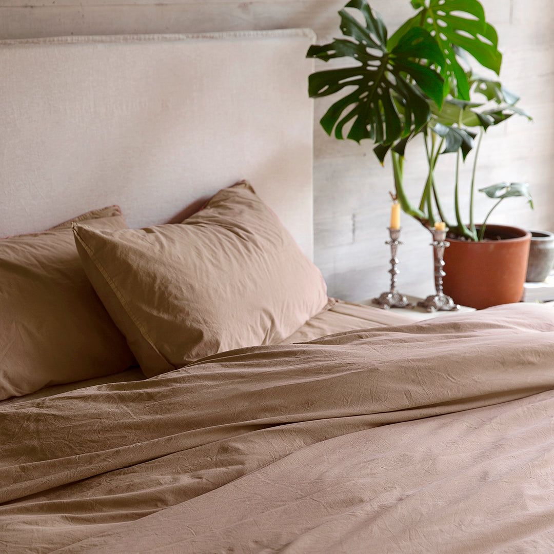 Funda de Plumón Algodón Percal Sesame