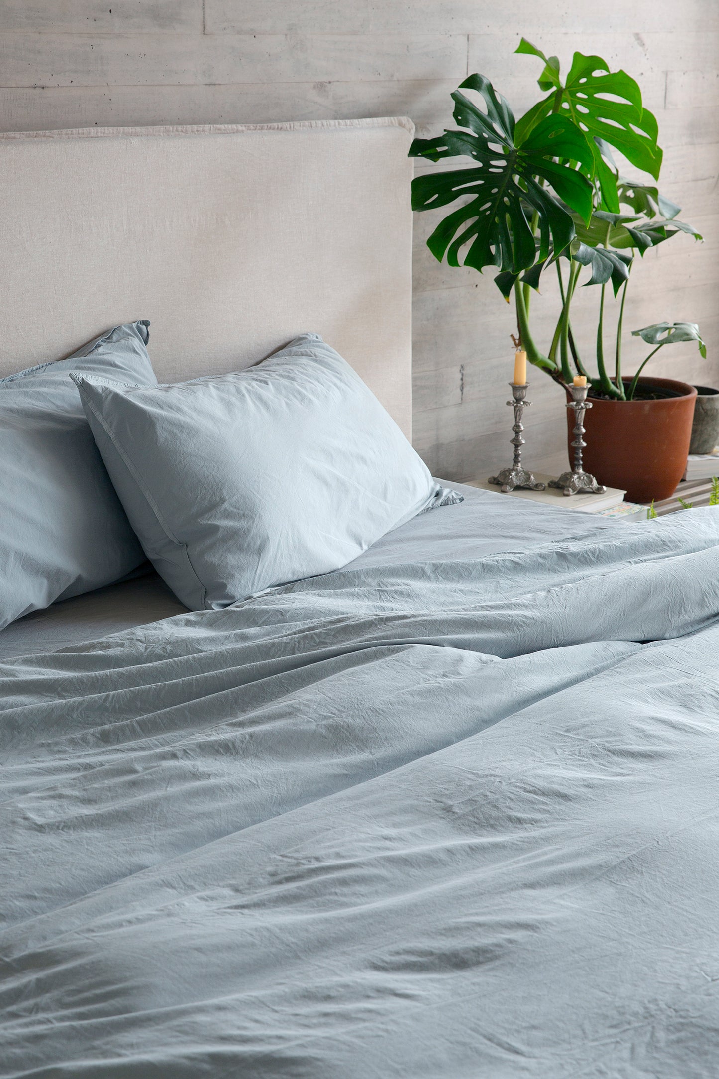 Funda de Plumón Algodón Percal Sky Blue