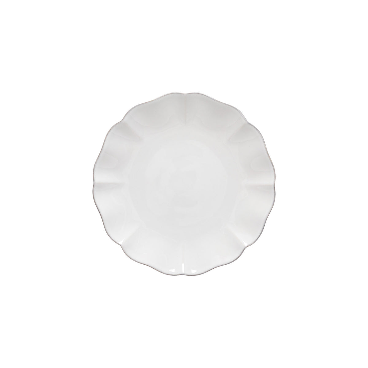 Set 6 Platos Ensalada/Postre ROSA 22 cm Blanco