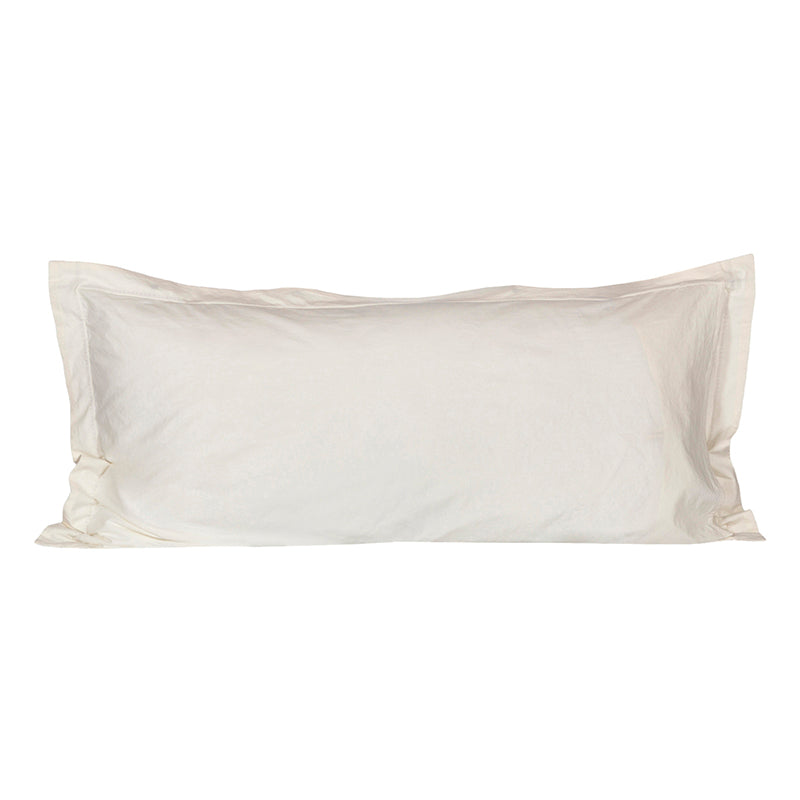 Funda Cojín Percal Tanger Broken White 55x110 cm