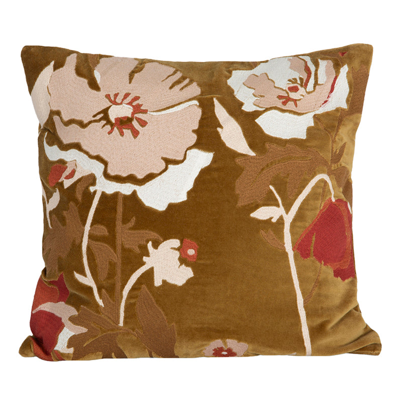Funda Cojín Velvet Bristol Gold 45x45 cm