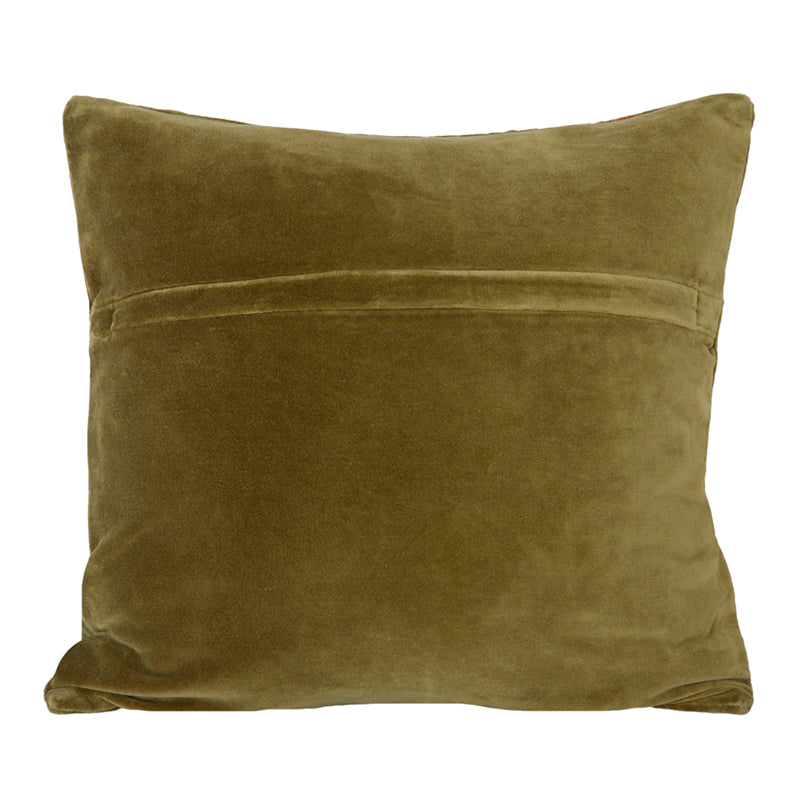 Funda Cojín Velvet Bristol Olive 45x45 cm