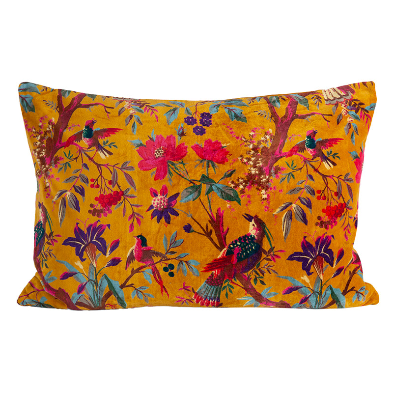 Funda Cojín Velvet Birdy Chamois 50x70 cm