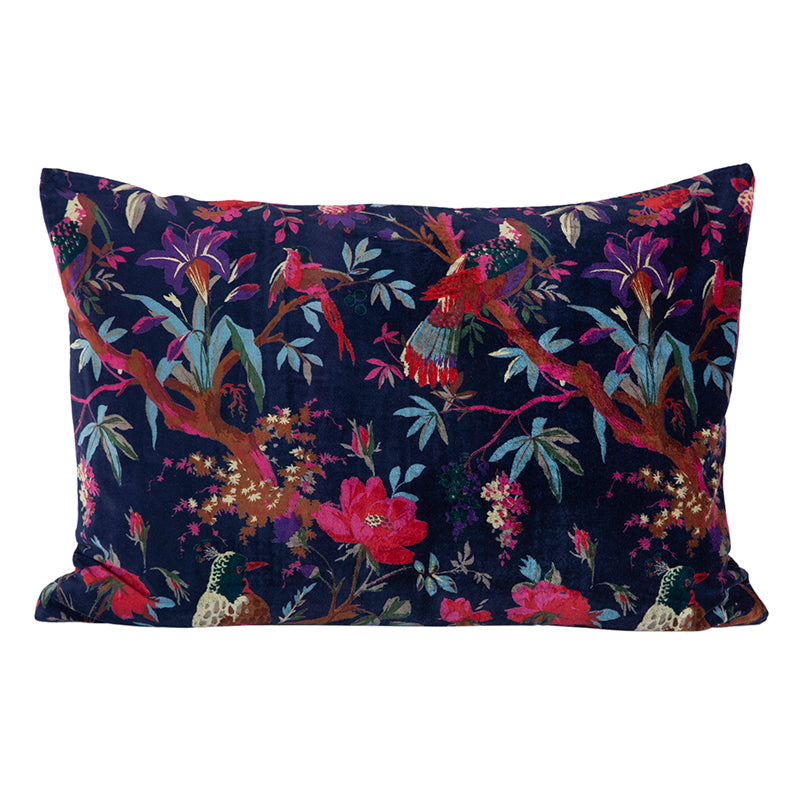 Funda Cojin Velvet Birdy Encre 50x70 cm