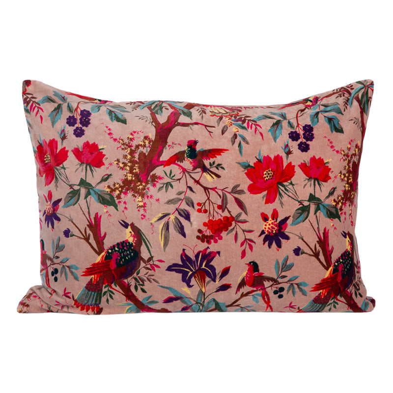 Funda Cojin Velvet Birdy Petale 50x70 cm