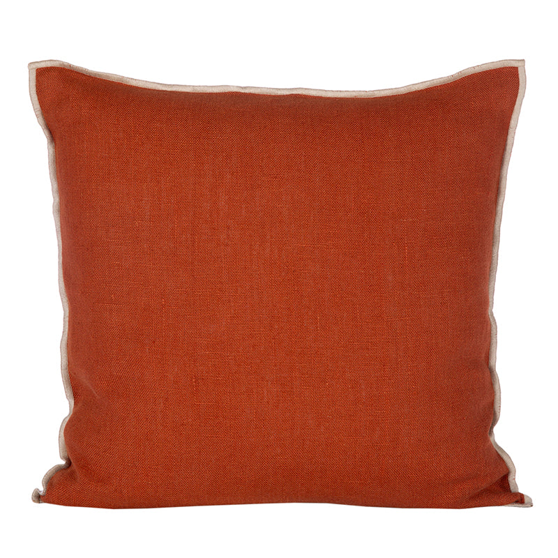 Funda Lino Chennai Brick 45x45 cm