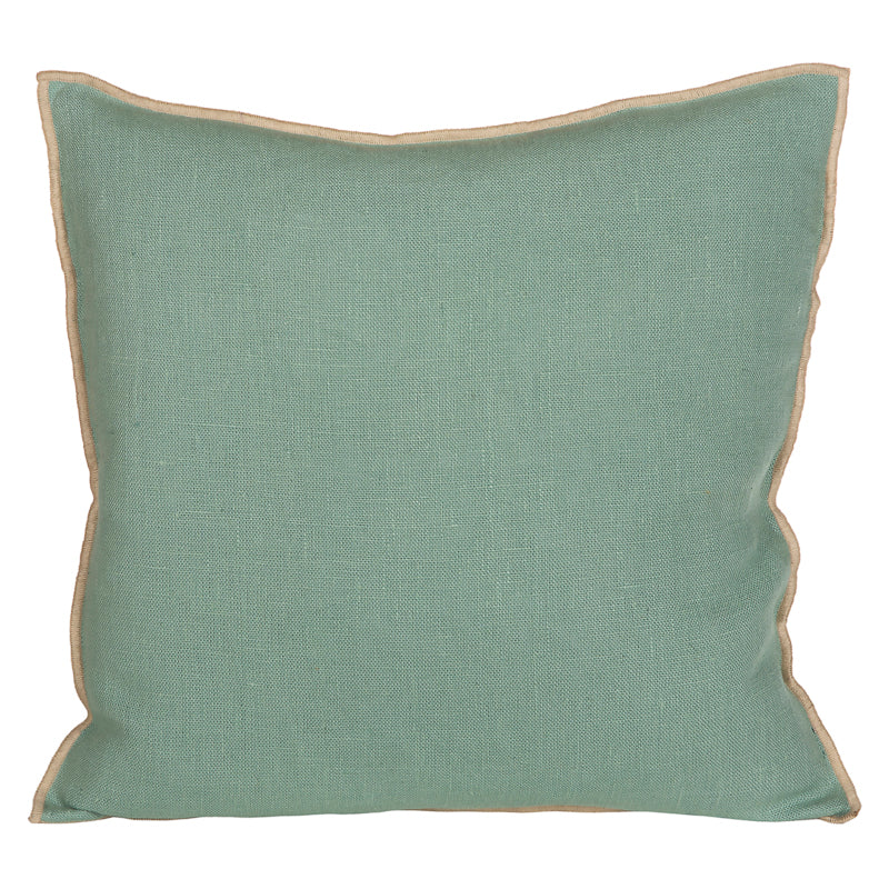 Funda Cojín Lino Chennai Celadon 45x45 cm