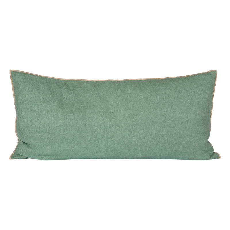 Funda Cojín Lino Chennai Celadon 55x110 cm