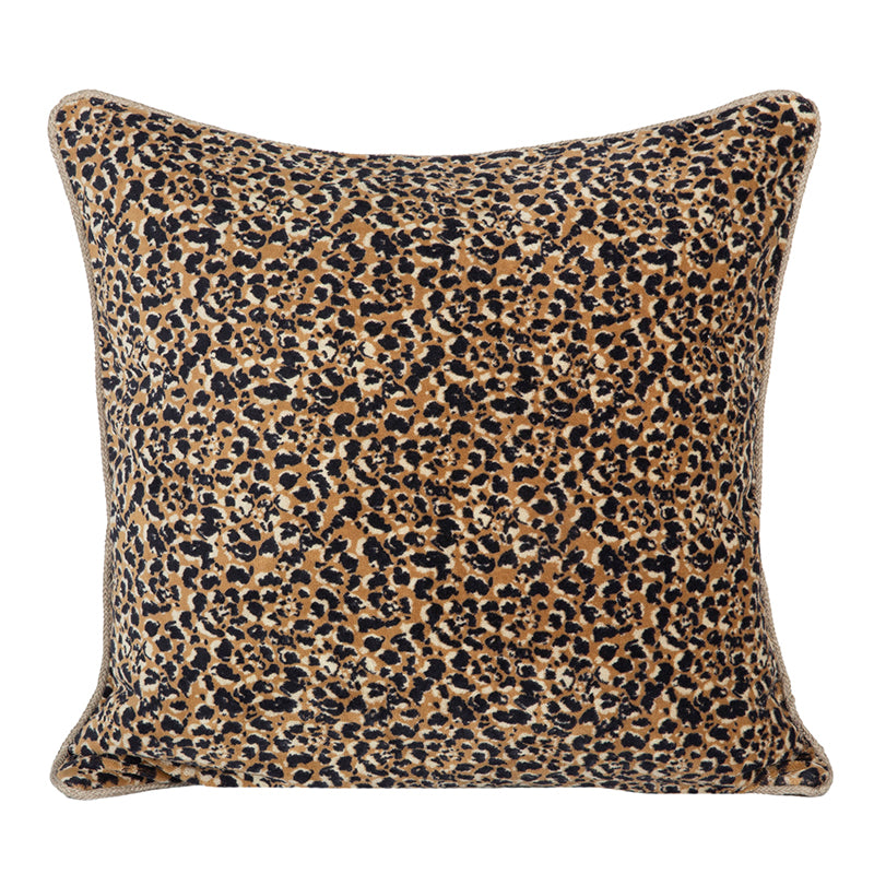 Funda Cojín Velvet Estampado Gairo Gold 45x45 cm