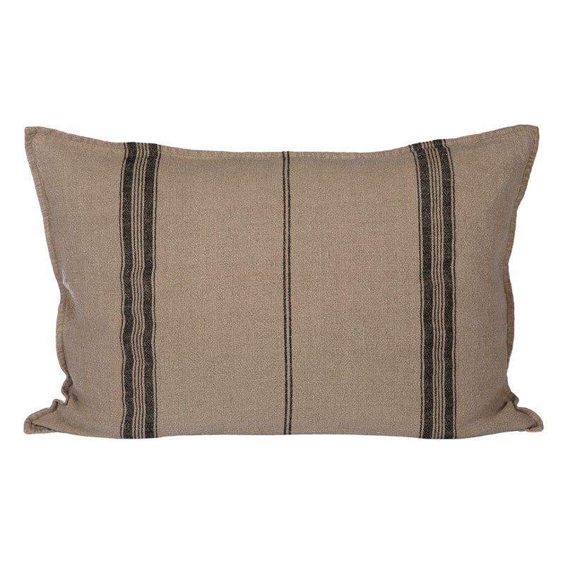 Funda Cojín Metz Natural/Negro 50x70 cm