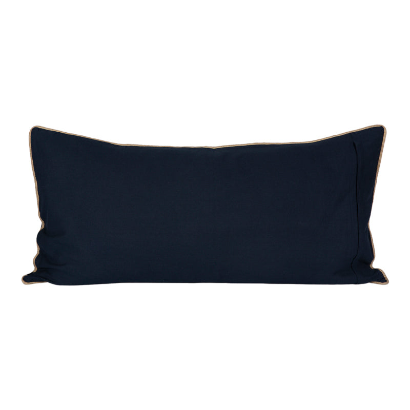 Funda Cojín Velvet New Delhi Encre 55x110 cm