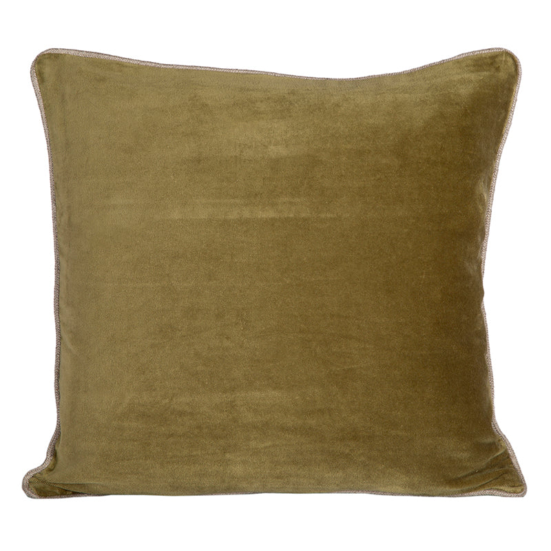 Funda Velvet New Delhi Olive 45x45 cm