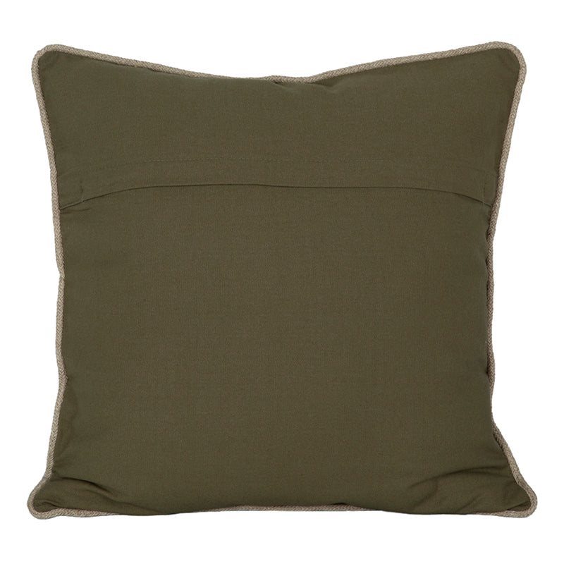 Funda Cojín Lino Oslo Kaki 45x45 cm