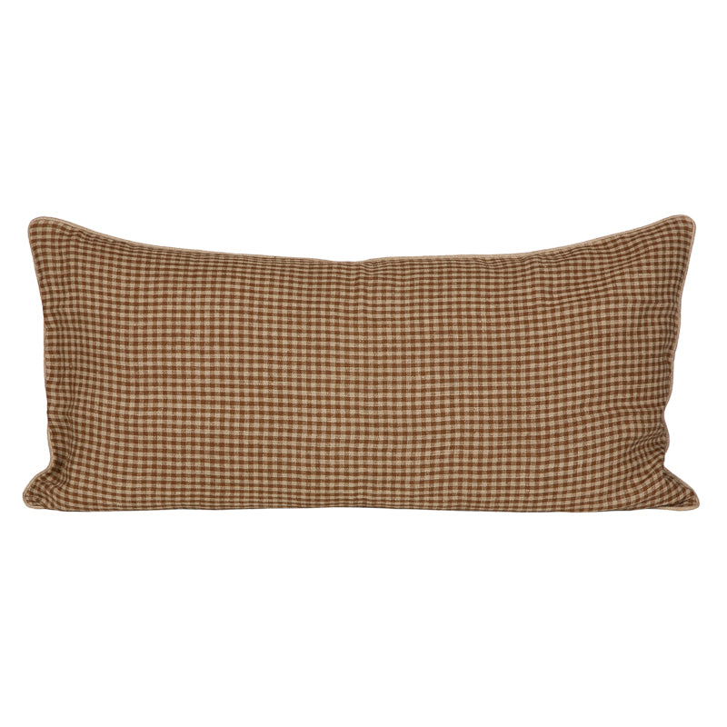 Funda Cojín Lino Piana Gold 55x110 cm