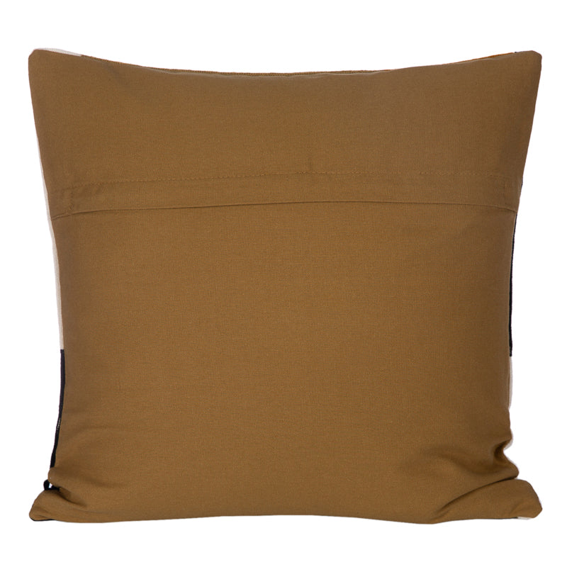 Funda Cojín Algodón Bordado Tamba Gold 45x45 cm