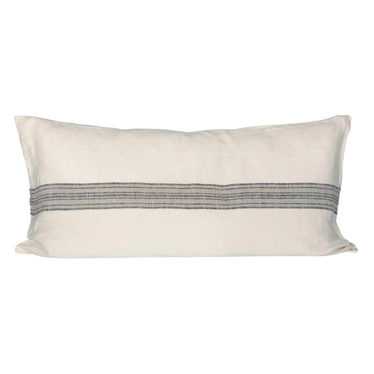 Funda Cojín Orleans Marfil/Natural/Negro 55x110 cm