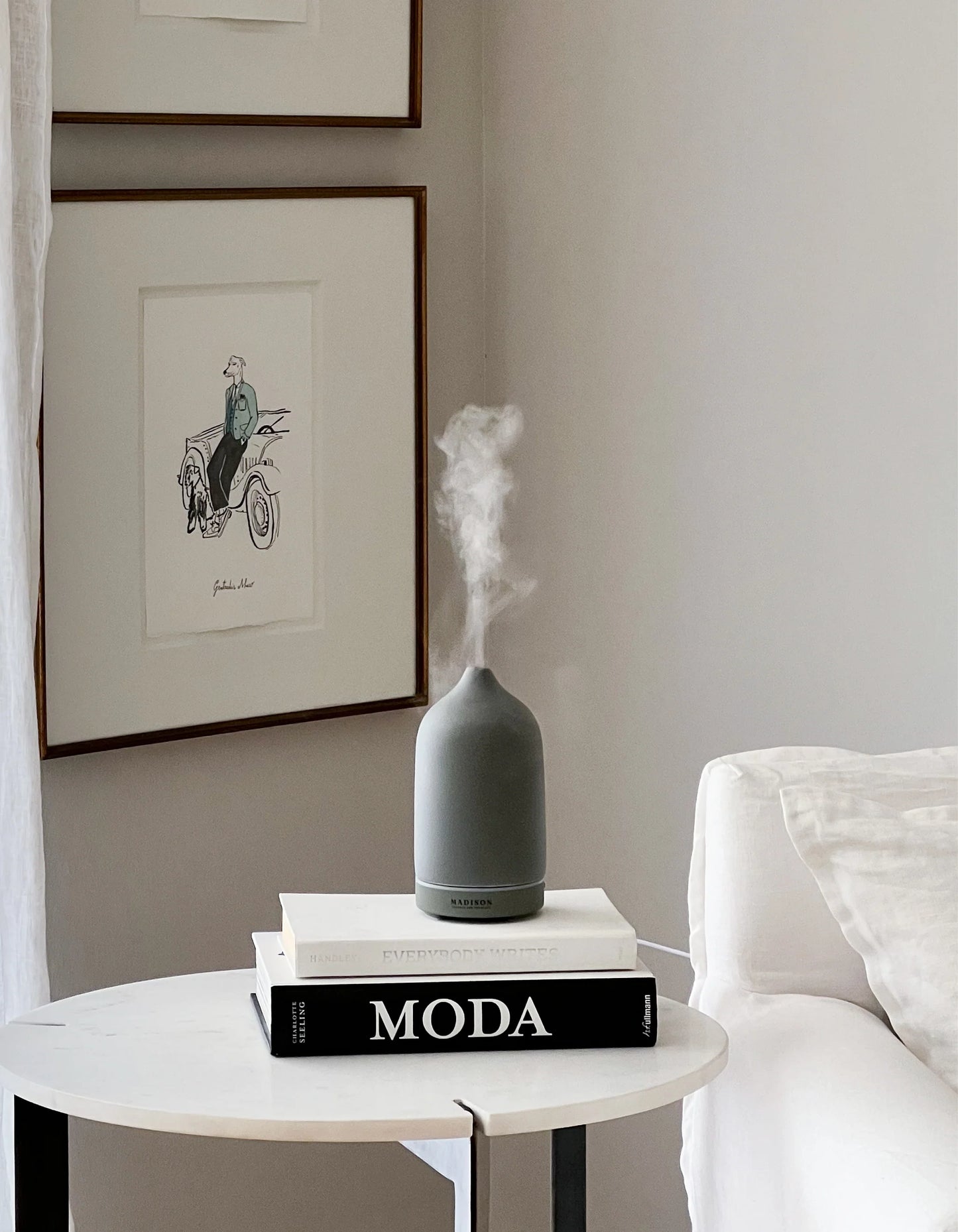Difusor eléctrico Home Diffuser gris