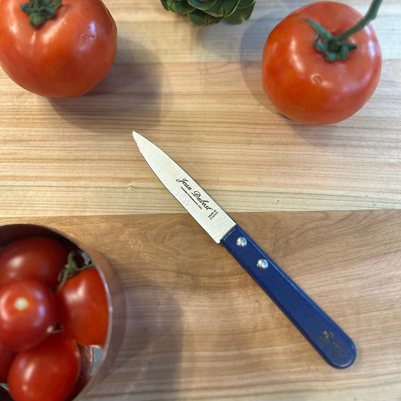 Cuchillo Pelador Beechwood Azul Laguiole Jean Dubost