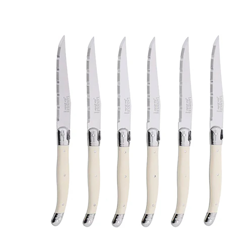 Laguiole Bloque 6 Cuchillos Ivory Jean Dubost