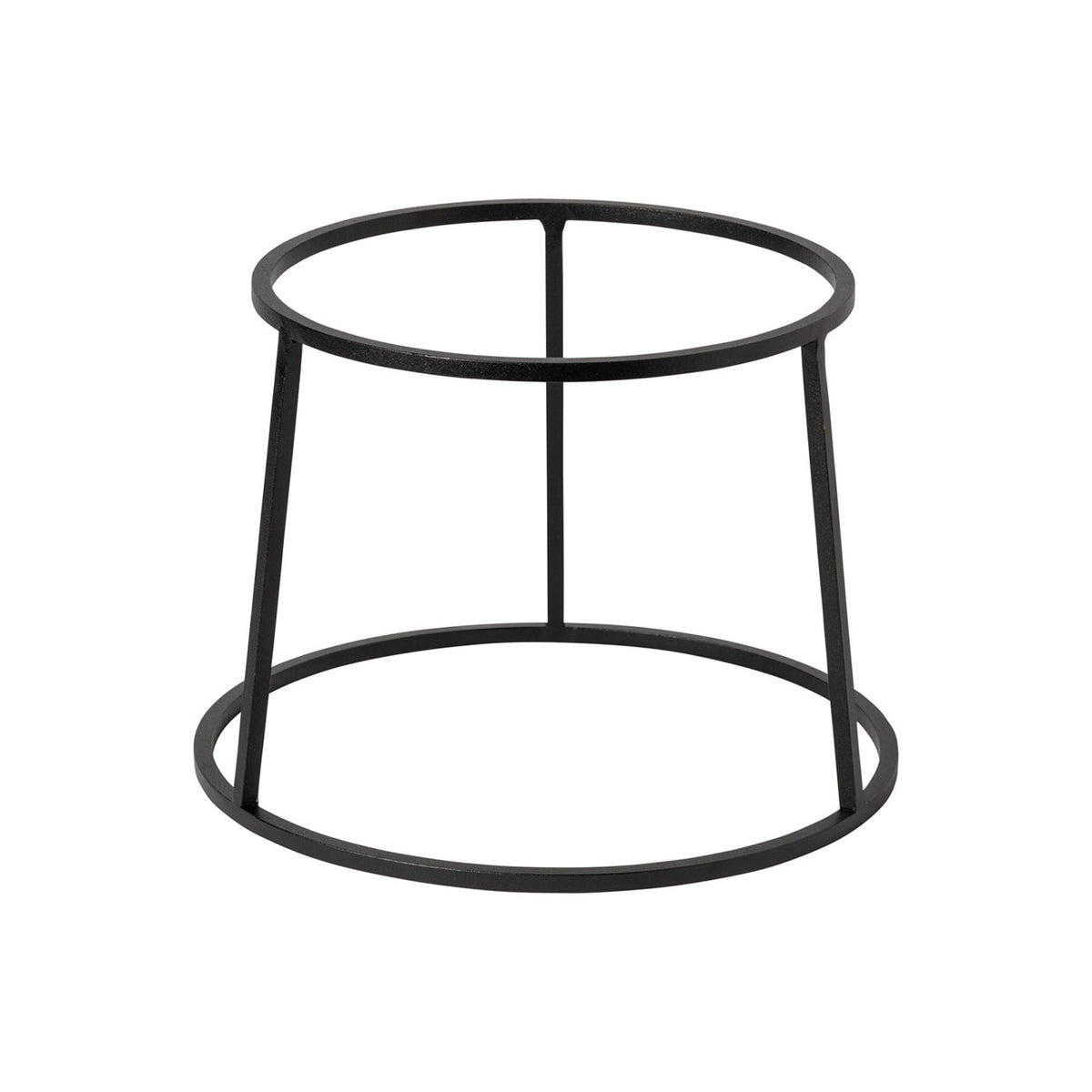 Pedestal Alto Redondo Negro H16.4 cm