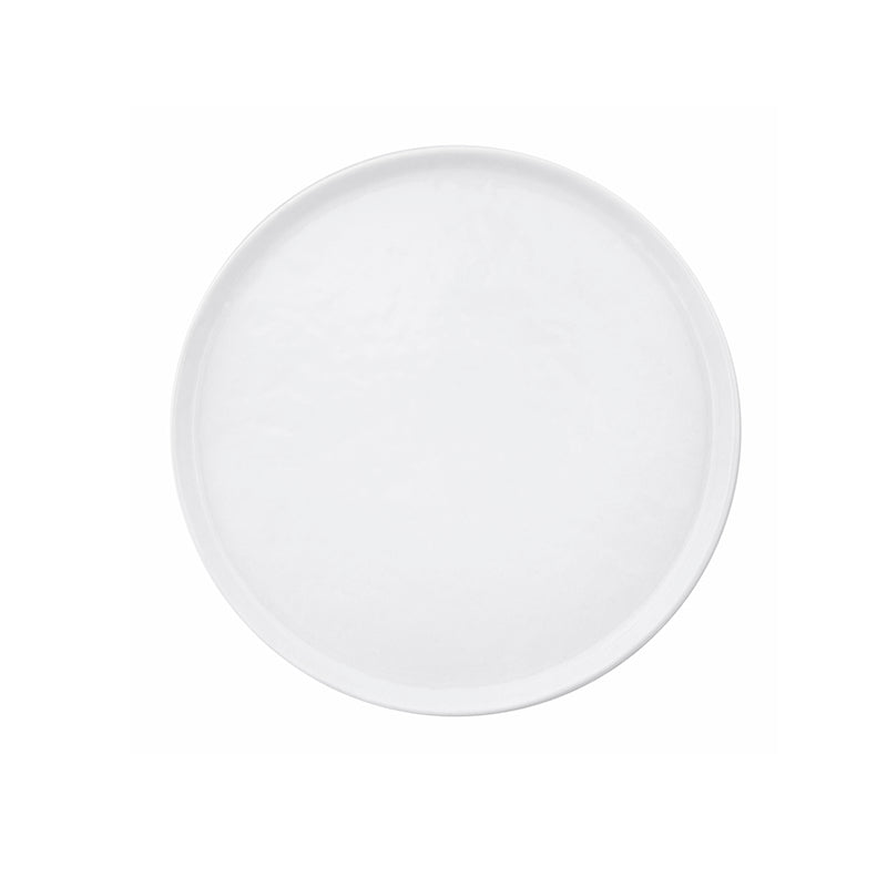 Loza Porcelino Blanco Set de 4 Platos de Postre 22 cm